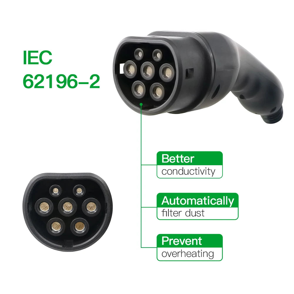 Car Charger, 11kw Power Output, Adjustable Charging Current