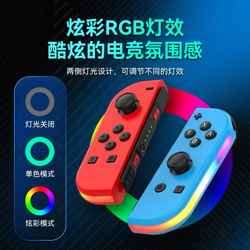 Trådlös spelkontroll, RGB LED, Dubbel vibration