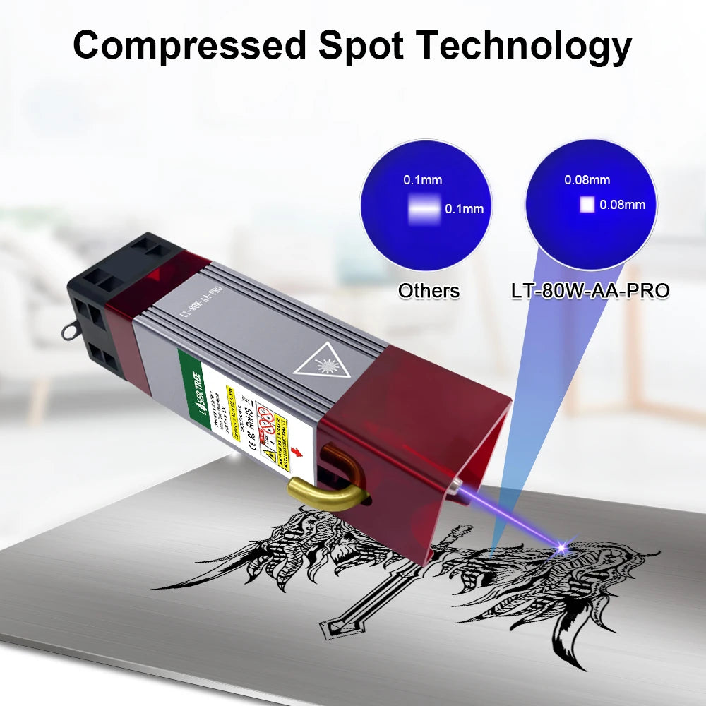 Laser Module, 80W Power, Air Assist