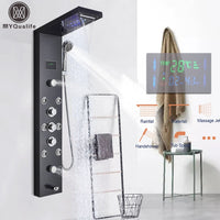 LED Douche Paneel, Waterval Regen, Digitaal Display