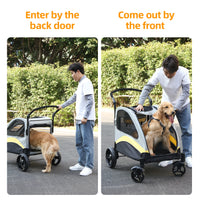 Dog Stroller, Large Size, Foldable Design
