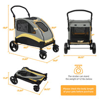 Dog Stroller, Large Size, Foldable Design