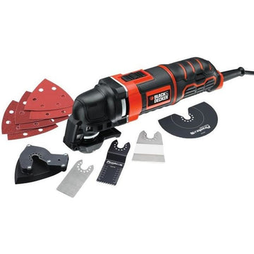 Black+Decker Multifunctional Tool Oscillatory Wired 300 W MT300KA-QS delivered in box with 11 accessories