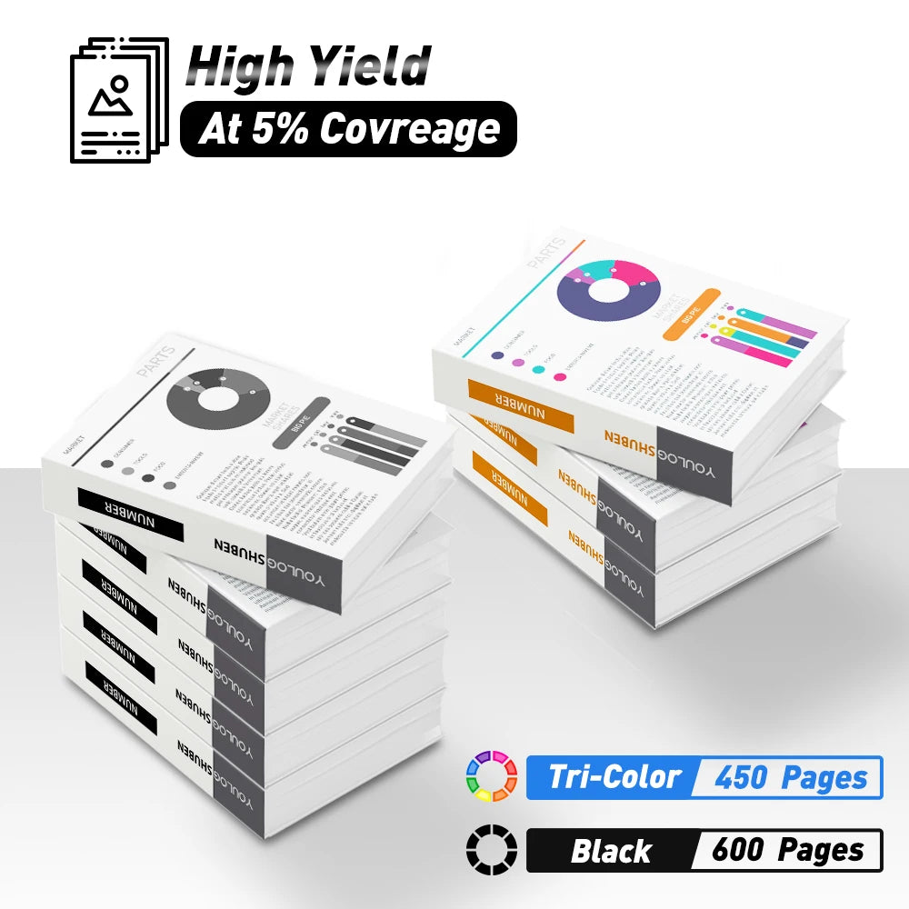 Ink Cartridges, Remanufactured, HP 301 XL