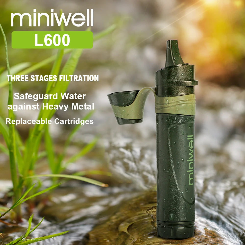 Portable Water Filter, Outdoor Survival, Camping Equipment