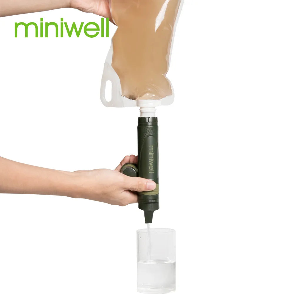 Portable Water Filter, Outdoor Survival, Camping Equipment