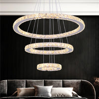 Candelabru cu lumini suspendate, Cristal K9, Design nordic