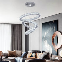 Candelabru cu lumini suspendate, Cristal K9, Design nordic