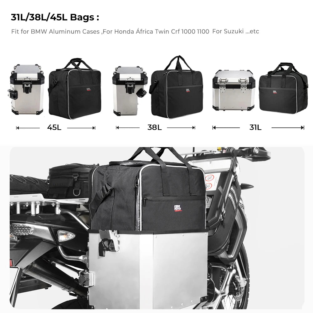 Motorrad-Gepäcktaschen, Innentaschen, BMW R1200GS Adv
