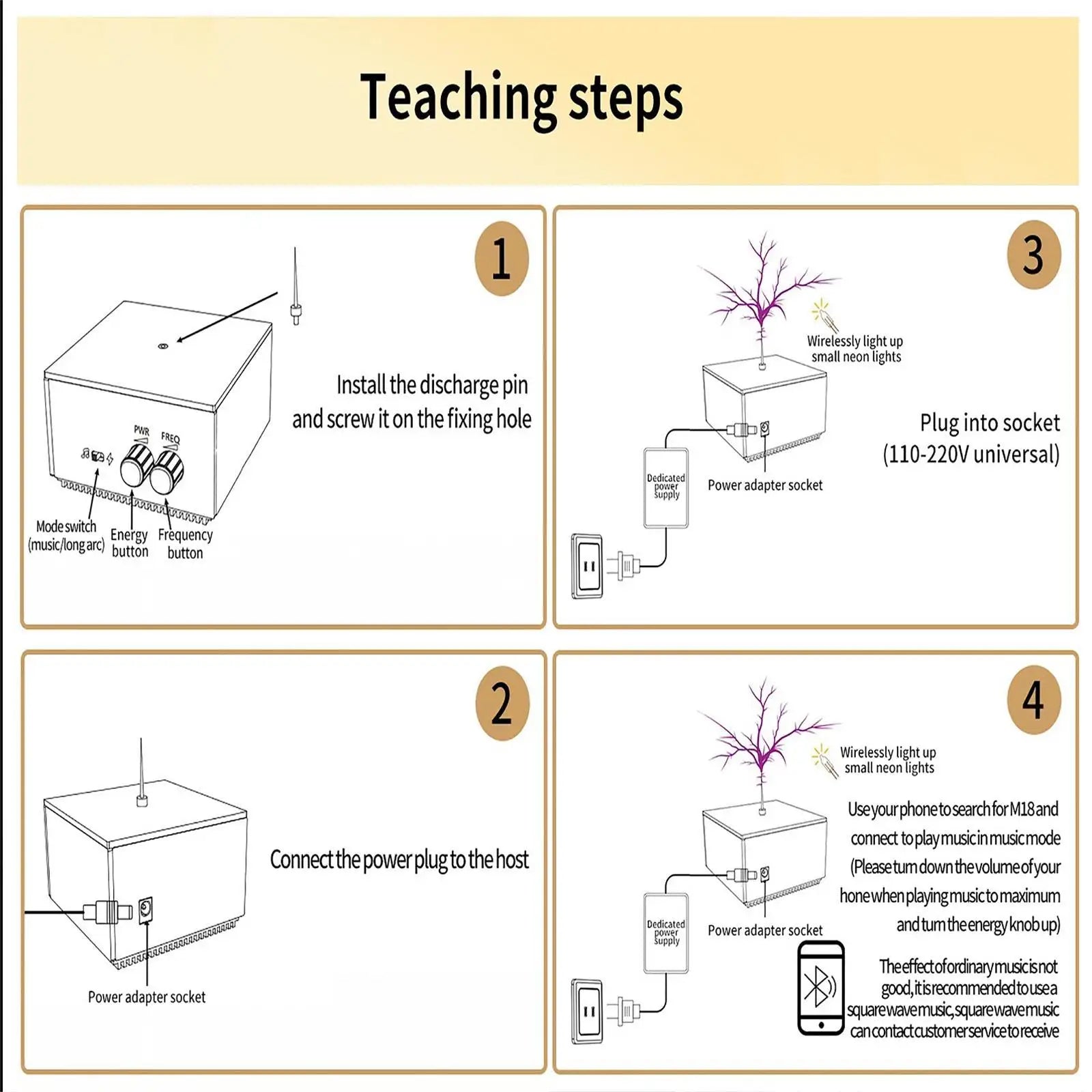 Tesla Coil Speaker, Wireless Transmission, Science and Education