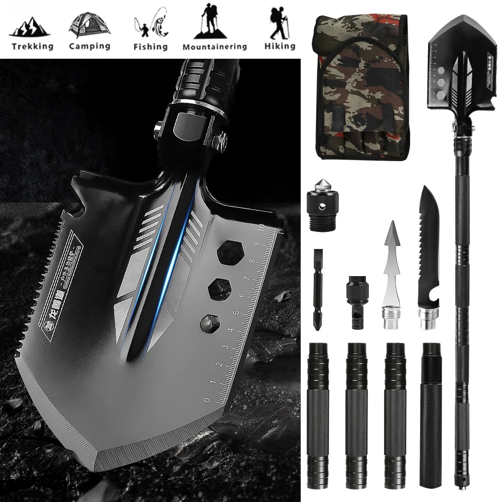 Camping Shovel, Folding, Multifunction