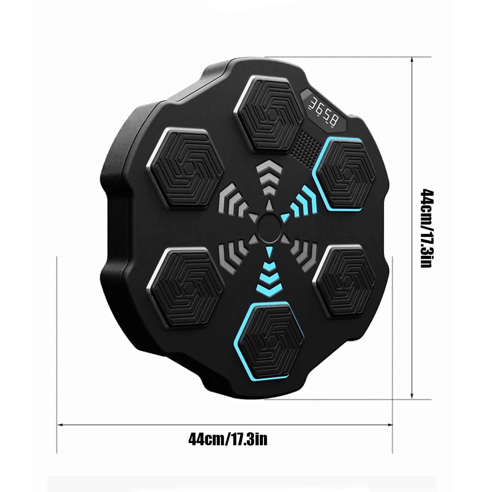 Boksemaskine, LED-oplyst, Boksehandsker