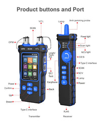 Network Cable Tester, LCD Display, Measure Length