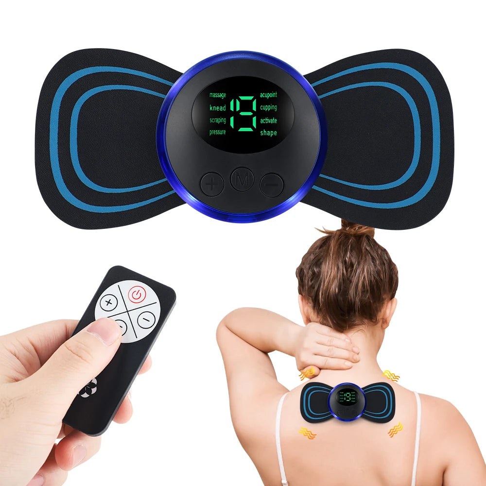 Nakke Massager, EMS Muskelstimulator, Smertelindring