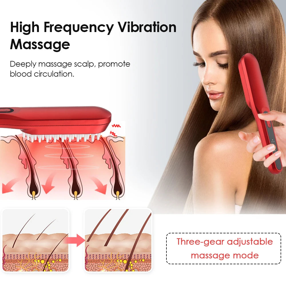 Hair Growth Comb, Anti Hair Loss Therapy, Scalp Massager