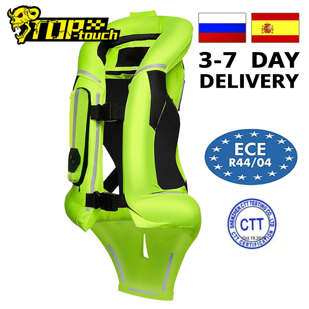 Motorcykel Airbag Vest, Airbag System, CE-beskytter