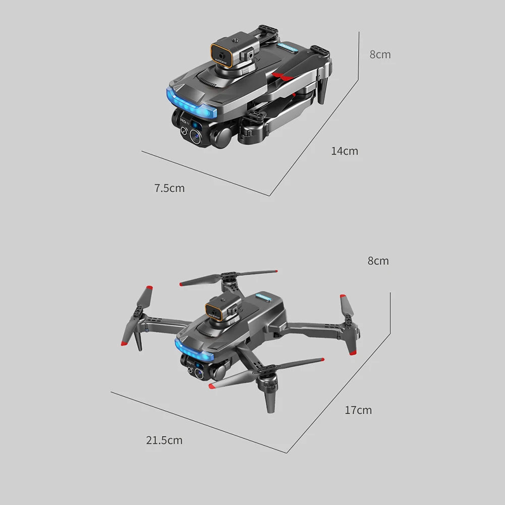 Mini dron, cameră 4k HD, evitare obstacole