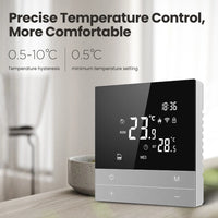 Smart Thermostat, WiFi Connectivity, Compatible with Google Home and Alexa