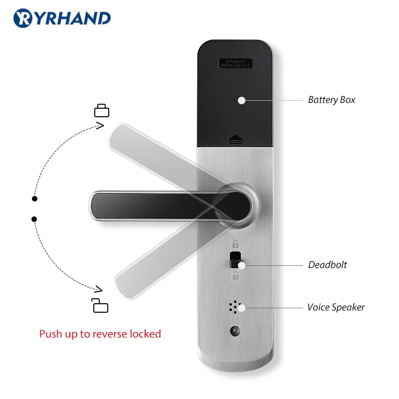 Smart Door Lock, Waterproof, Fingerprint Recognition