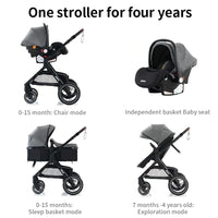 Baby Stroller, Portable Travel, Fold Pram