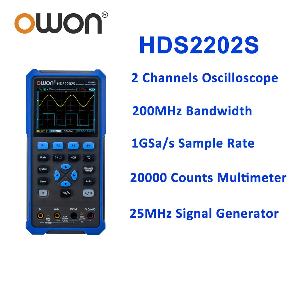 Handheld-Oszilloskop, 200MHz, 1GSa/s