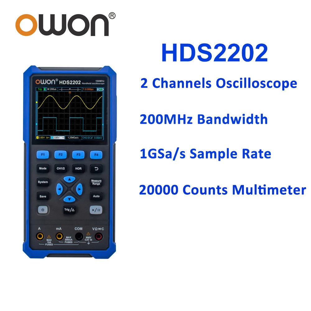 Handheld-Oszilloskop, 200MHz, 1GSa/s