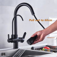 Kitchen Faucet, Touch Sensor, Pull Out