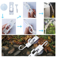 Pompa de duș electrică portabilă, rezistentă la apă IPX7, alimentată de baterie reîncărcabilă.