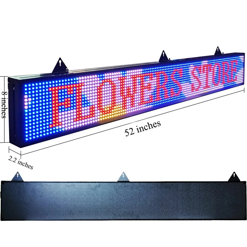 Outdoor LED Sign, Full Color, Wifi Connectivity