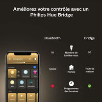 Philips Hue White Ambiance, E27 connected LED bulb, Equivalent 100W, 1600 Lumen, Bluetooth compatible