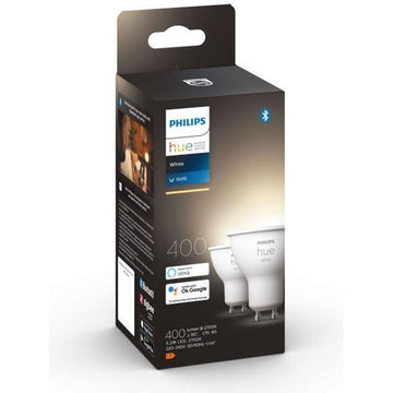 Philips Hue White LED bulbs connected GU10 - Bluetooth compatible - Pack of 2