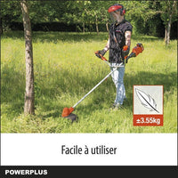 Dual Power Brushcutter with Powdpg7551 battery - Wireless 40 V Wirelessness Cut, without battery or charger