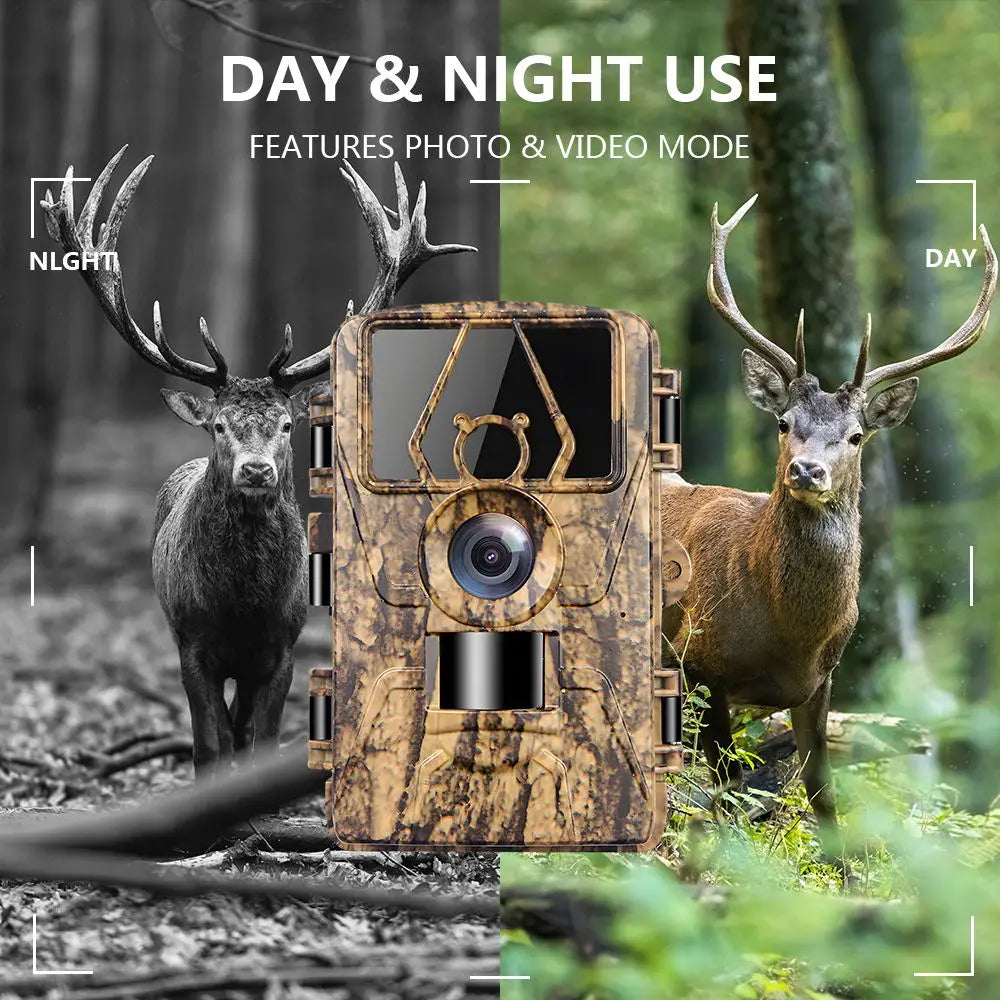 Outdoor Trail Camera, WIFI Connectivity, Night Vision Technology
