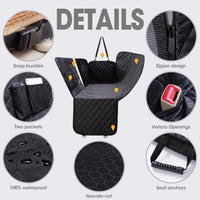 Car Seat Cover, Waterproof, Backseat Protector