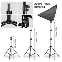 Photography Softbox, Continuous Light System, 2M Stand Tripod