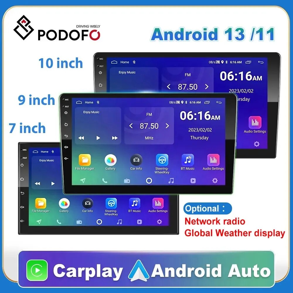 Auto radio, Android 12, GPS