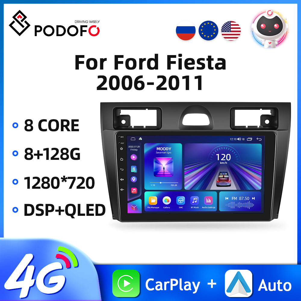 Car Radio, GPS Navigation, 4G Wireless Carplay