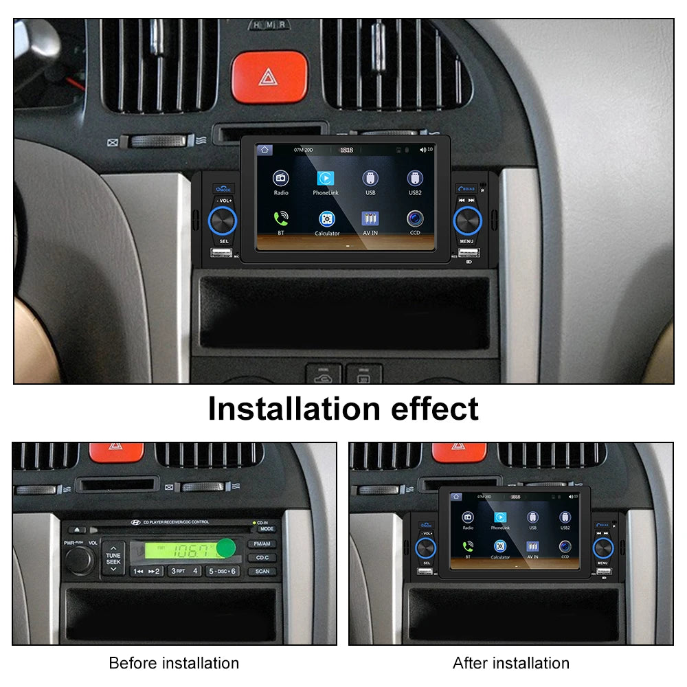 Bilradio, CarPlay kompatibilitet, Bluetooth forbindelse