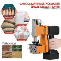 Portable Bag Sewing Machine, Electric Industrial Packaging Machine, 2200 mAh Lithium Battery