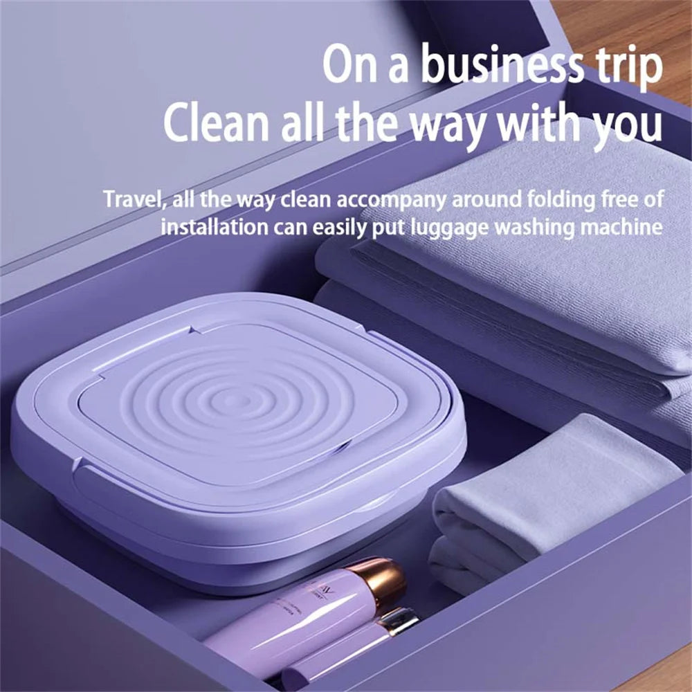 Mașină de spălat portabilă, design pliabil, uscător cu centrifugă