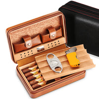 Zigarrenhumidor-Box, tragbar, Zedernholz