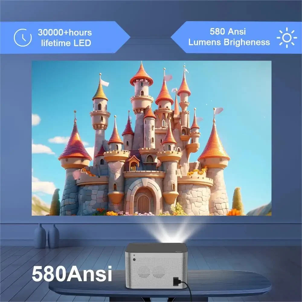 Projector, Android 11, 4K-resolutie, Wifi6