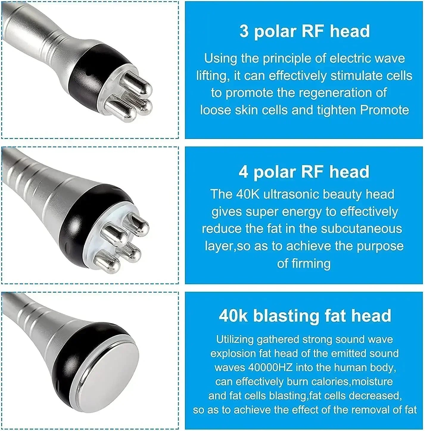 Ultrasonische Lichaamsvetverminderingsmachine, Cavitatie, Radiofrequentie