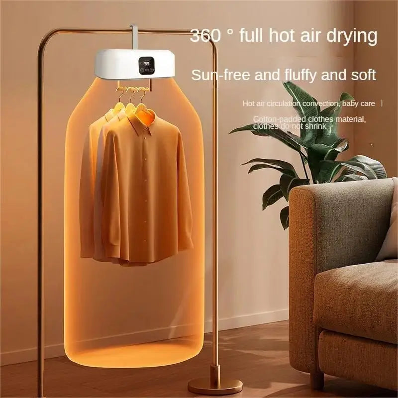 Electric Clothes Dryer, Multifunctional, Warm Air With Timing