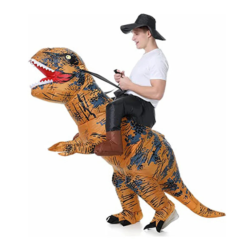 Costum de dinozaur gonflabil, petrecere de Halloween Cosplay, femei bărbați