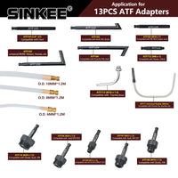 Pneumatisch Olievulgereedschap, 3/10L Capaciteit, ATF Adapter Kit