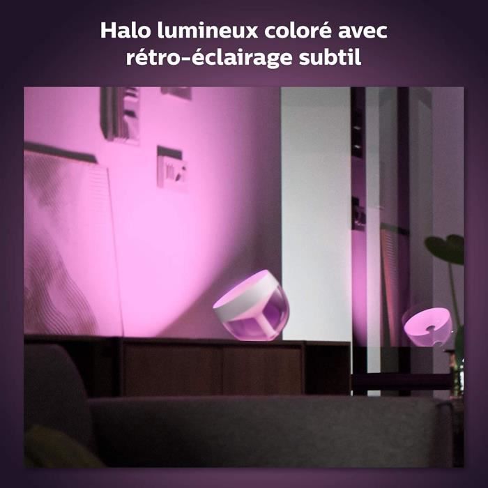 Philips Hue White & Color Ambiance, Bluetooth, White compatible iris works with Alexa, Google Assistant and Apple Homekit