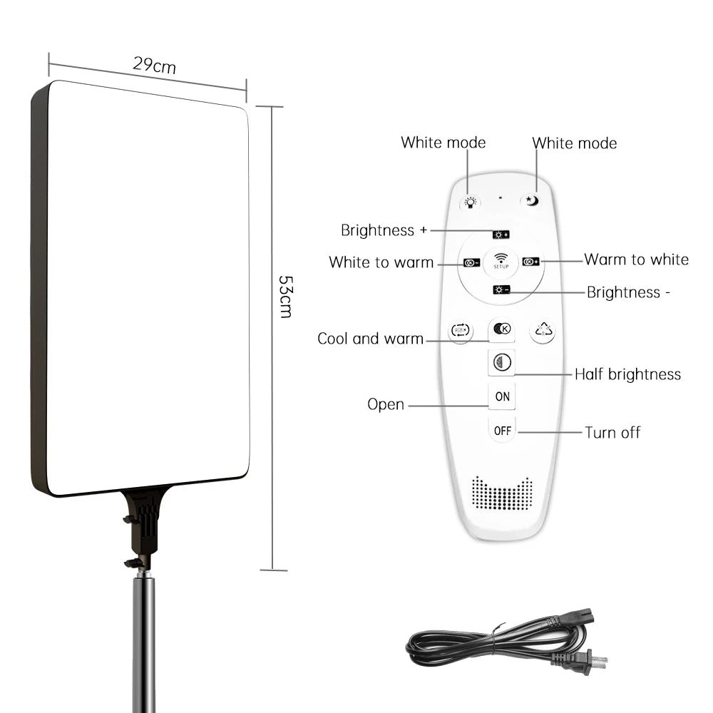 LED Videoleuchte, 90W, dimmbar