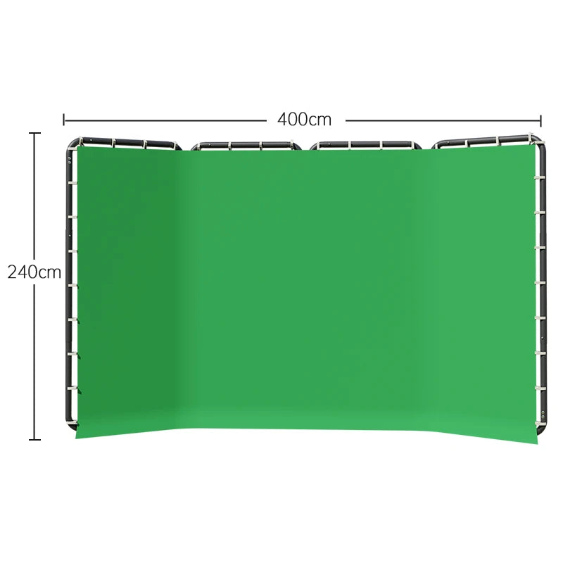 Photography Background Stand, Adjustable Height, Green Screen Backdrops