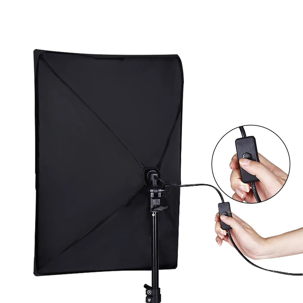 Fotografie Softbox Beleuchtungssets, professionelles kontinuierliches Lichtsystem, Fotostudio